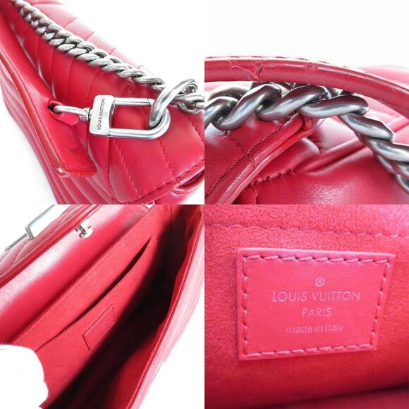 LOUIS VUITTON Red Leather Shoulder Bag - Picture 4 of 5